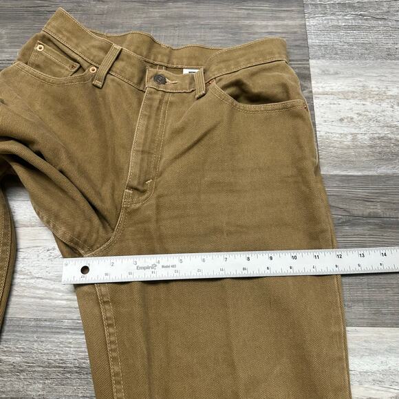 Vintage 90’s Levis 512 Tan 30x32 Juniors 11 Slim Fit Straight Leg Jeans USA EUC - Picture 11 of 13